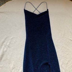 Sparkly Blue Prom Dress
